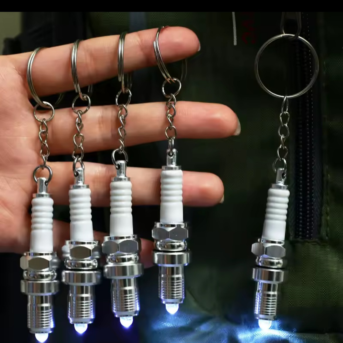 Spark Plug Keychain